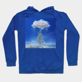 spring tree growing Hoodie